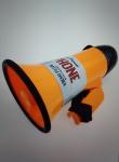 Horn Siren Megaphone Battery Powered Megaphone 15W With Siren Switch
