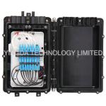 1 * 8 Outdoor Fiber Cable Joint Box , Inline Wall Mount Fiber Optic Splitter Box