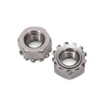 304 Stainless Steel K Type Nut for Polished Finish Carbon Steel Hex Toothed