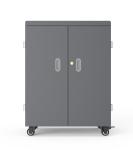 Gray 54 Bays USB Charging Cabinet For School 8S Security Protect