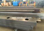 Customized 3 Axle Flatbed Semi Trailer 6880mm 1310mm Wheel Base