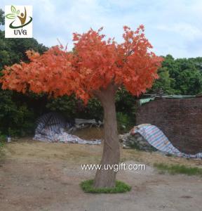 China UVG GRE47 artificial autumn tree fake maple tree in fiberglass trunk for office decoration wholesale
