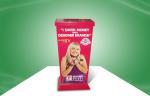 Red 4C / 5C / 6C Printing Cardboard Display Unit Dump Bins for Cosmetics