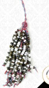 China Hot product wholesale home decorative curtain tieback tassel in stock, pom pom tassel with beads on sale