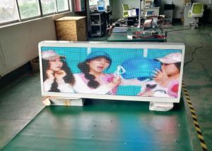 Custom 5mm Taxi Advertising Screens Taxi Roof Signs Led 6000cd/㎡