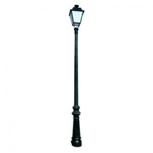 China Round Outdoor Cast Iron Light Pole European Style Cast Iron Street Lamp Post on sale