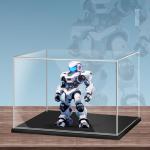 Double Sided Clear Acrylic Display Cube Holder Case Sports Helmet Display Case
