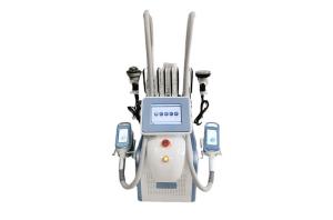 China Portable Slimming Machine 360 Cryolipolysis 3pcs of Vacuum Cryo handles + 2 RF Face Body Tighten + Cavitation + Laser Lipolysis 7 in 1 wholesale