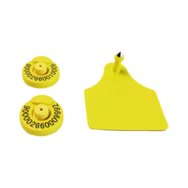 134.2KHz RFID Ear Tag for Livestock Management Animal Identification Tension