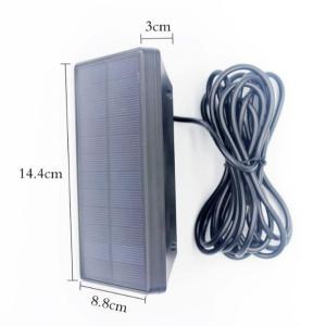 China IP54 Compass 1.6W 9v Hunting Camera Solar Panel With Battery wholesale
