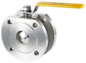 China wafer stainless steel ball valve full port blow-out proof stem flange end CF8 SS304 304 wholesale