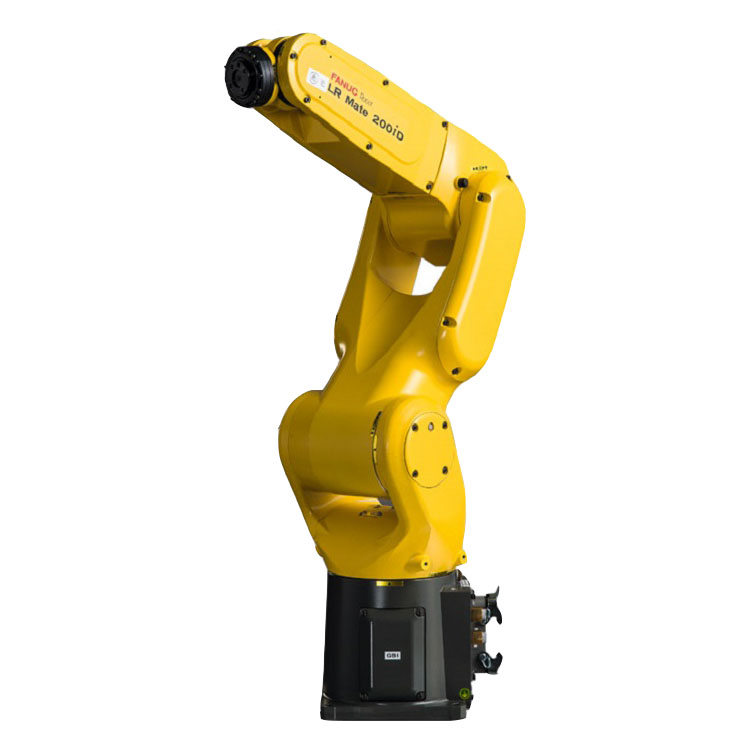 Fanuc Palletizing Robot Arm LRMate-200iD 6 Axes Max Reach 717mm With GBS Robot Rail