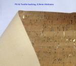 ECO-Friendly Nature cork fabric material/leather for notebook cover,l,waterproof