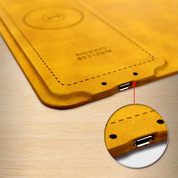 MOUSE PAD WIRELESS CHARGER New PU Leather Qi universal Wireless Charging Pad
