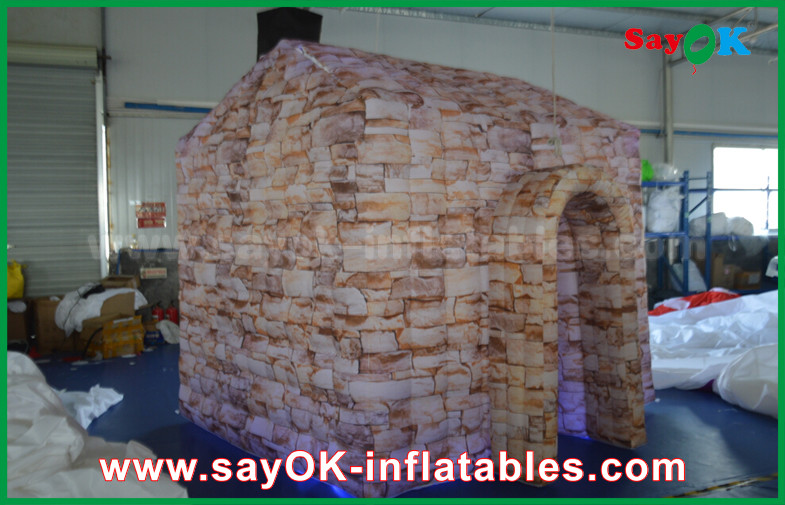 Inflatable Tent Customized Full Printing Inflatable Photo Booth , Portable Inflatable Cube House