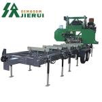 2024 JIERUI Gas Log Saw Mill Wood Cutting Diesel Portable Sawmill Machine with