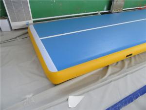 China Compact Air Tumble Mats , Slip And Slide Air Track With Electric Pump Blower wholesale