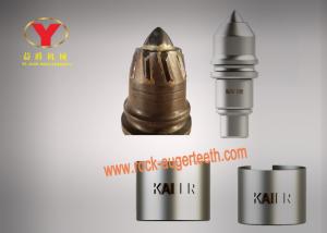 China High Brazing Auger Cutting Teeth Impact Resistance For Soft / Hard Soil Layer wholesale