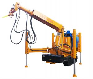 China Electric Robotic Mining Equipment / Concrete Spraying Machine With Shotcrete Arm wholesale