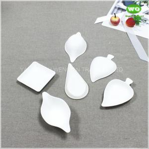 China Sugarcane Pulp Sauce Dip Dish-100% Biodegradable Container Disposable Sugarcane Pulp Soy Sauce Dish wholesale