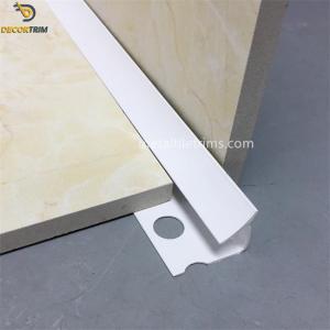 China PVC Internal Corner Tile Trim White Color For Wall Corner Decoration wholesale