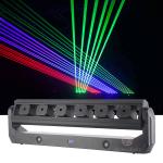 6 Eyes Full Color Laser Light for DJ CRI Ra 90 Color Temperature CCT 4100K