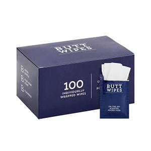China 1 Pack 100 Wipes Individually Wrapped Unscented Extra-Large On-The-Go butt Wipes wholesale