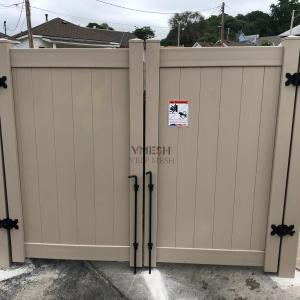 China Easy Installation White Outdoor Vinyl Fence Beautiful Long Lasting wholesale