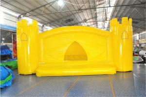 China Yellow Big Jump Moonwalk Commercial Grade Bounce House For Adults EN71 Approved wholesale