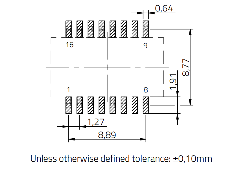 749013011A WE-LAN Surface Mount Ethernet Transformer with PoE Support