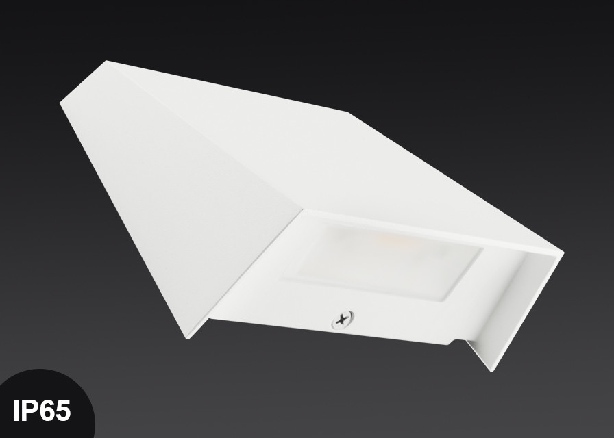 Unique Design 3W IP65 Aluminum Alloy Outdoor LED Wall Lights With 2-Step Dimmable Driver 3000K