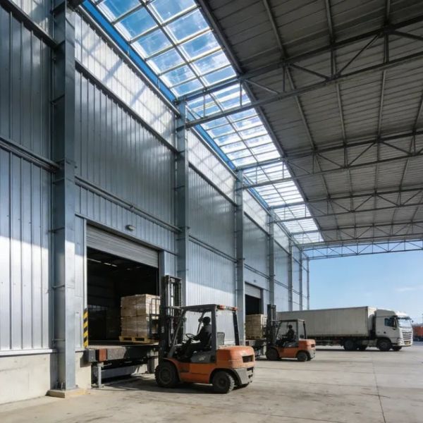 Customized Large Span Steel Structure Warehouse with High Structural Strength for Industrial Use