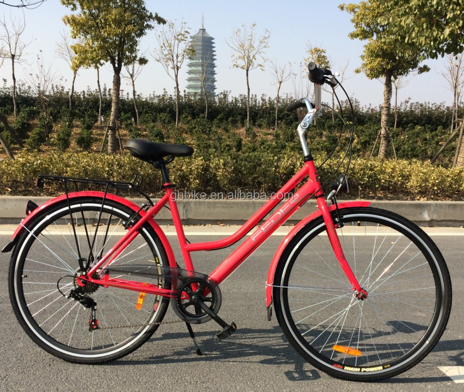 Street 28inch Ofo 7 Speeds Retro Ladies Women Girl CE Dutch Style White City Bike