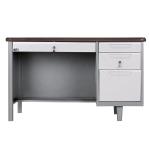 Corrosion Resistance Cam Lock 3 Drawers Steel Executive Desk