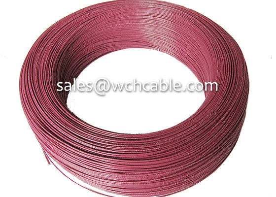 UL3122 Fiberglass Braided Electrical Silicone Rubber Wire Rated 200℃ 300V