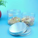 Wide Mouth 100mm Diamater Plastic Screw Cap Jars For Candy