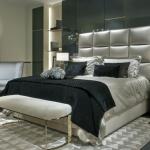 1.5x2.2m Modern Velvet Bed , Rose Gold Luxury Double Bunk Beds