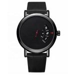 Black Chain Alloy Quartz Wrist Watch 3ATM Antiwater 70g Weight