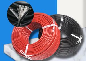 China 4mm2 Copper XLPE Halogen Free TUV CE DC Solar Cable wholesale