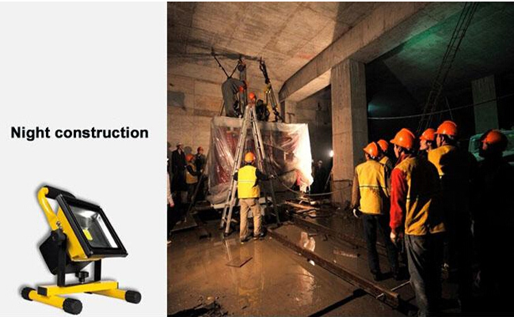 Portable & Rechargeable led Flood Light Recharge 5hours Working 10W Led Rechargeable Floodlight
