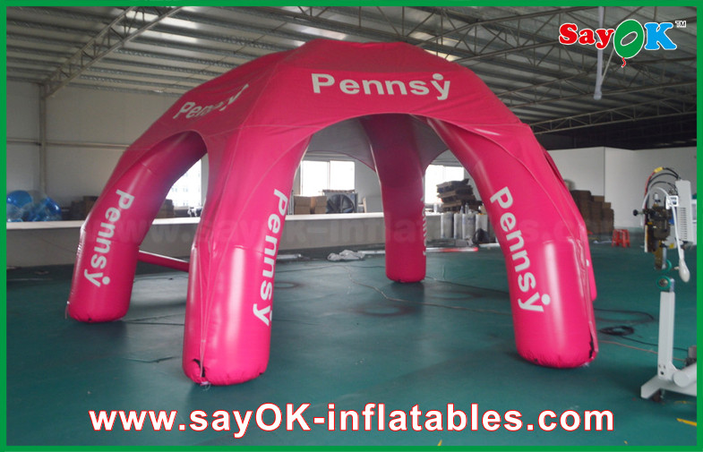 Air Camping Tent PVC Outdoor Giant Inflatable Spide Tent For Advertising With Full Print