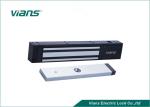 Black Electric Magnetic Lock 600Lbs Anodized Aluminum Cover Finish UL/CE