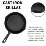 Non-Stick Cast Iron Skillet: Perfect For Healthy Cooking And Easy Clean-Up 16/20