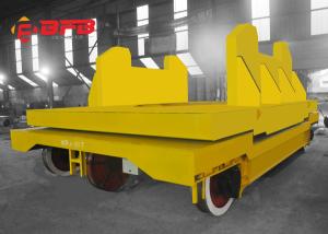 China 12T Railway Motorized Transfer Trolley Flat Cargo Carriage wholesale