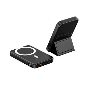China 10000 Mah Led 4 In 1 Travel Portable Charger Wireless Mini Magnetic Suction Power Bank wholesale
