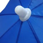 Blue Custom Printing Windproof Beach Umbrella With Custom Logo Outdoor