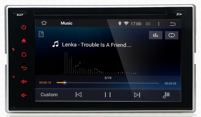 Ouchuangbo Auto GPS Navigation Stereo for Nissan Pathfinder /Treeano /Navara DVD Radio Blu