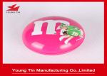 Bean Shaped Candy Packaging Promotional Tins , Custom Printing Metal Tin