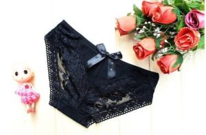 China Sexy bowknot lace thong wholesale