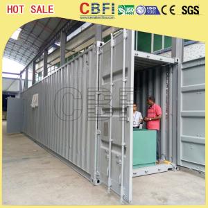 China 5 Ton Per Day Containerized Block Ice Machine, Ice Block Making Business  on sale